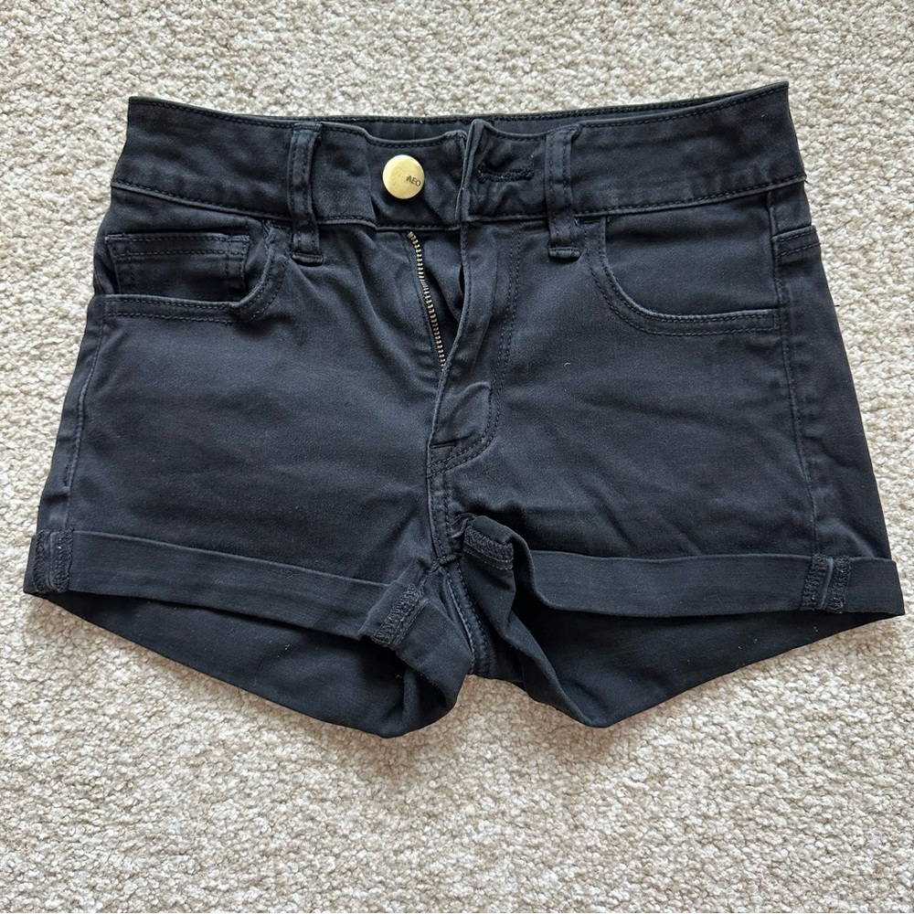 American Eagle Black Shorts